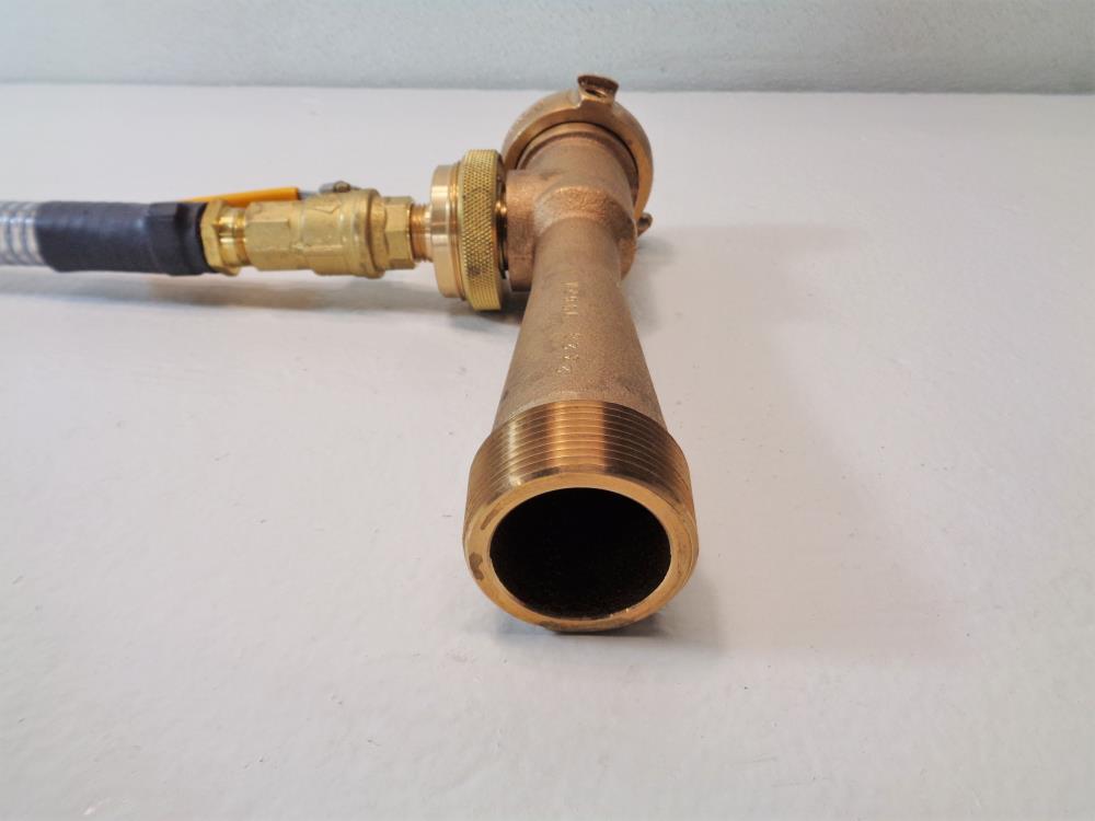 Akron Brass In-Line Foam Eductor 1.5" NPSH x 1.5" NPT, 90 GPM, #23280002